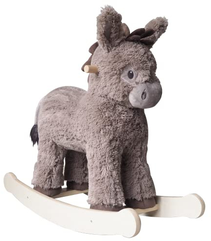 Little Bird Told Me Norbert Donkey Rocking Toy for Toddlers 12+ months