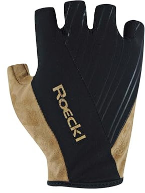 Roeckl Sports Fahrradhandschuh ISONE, High Performance Unisex Fingerhandschuh, Schwarz 9.5