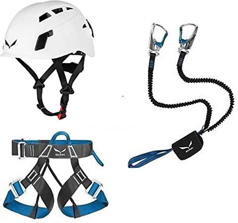 Salewa Klettersteigset Premium Attac Bremse+Evo Klettersteiggurt+Toxo 3.0 Klettersteighelm