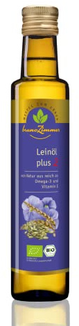 MZL Leinöl plus 2 Bio-Ölmischung, Kaltgepresst, 250 ml