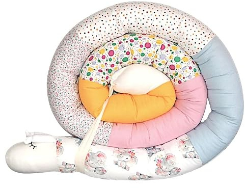 Generisch Bettschnecke/Bettschlange XXL 250cm ** personalisierbar** Seitenschläferkissen, Stillkissen