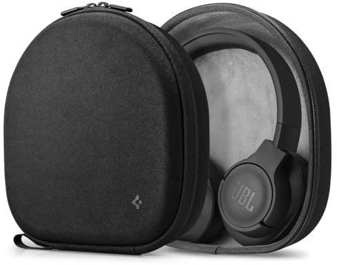 Spigen Klasden Pouch Universal Headphones Case Compatible with SONY WH-1000XM6 / Sony WH-1000XM5 / Bose Quiet Comfort/JBL Live Seires/JBL Tune Series - Black