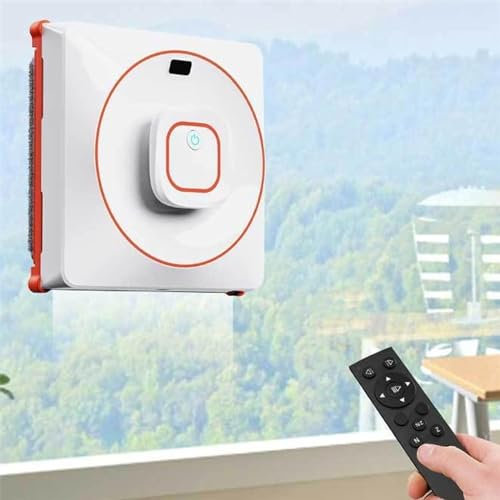 ZIJINGY Mini aspiradora, Robot de Limpieza de Ventanas, rociador de Agua, máquina de fregona, Limpiador de Ventanas eléctrico sin Marco