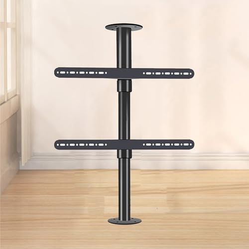 GUODDM Verstellbare TV Halterung – LCD TV 360 Grad Drehbarer Rahmen, Bodenständer, Trennwand, Drehbares Gestell, Drehbarer TV-Schrank, Drehbare Basis, Passend Für 32–75 Zoll LED-Bildschirm(170-205cm)