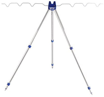 Cocoarm Aluminium Alloy Fishing Rod Tripod, 57 x 8 x 18 cm, Modern Style, Collapsible, Floor Mount, Ideal for Fishing Rods
