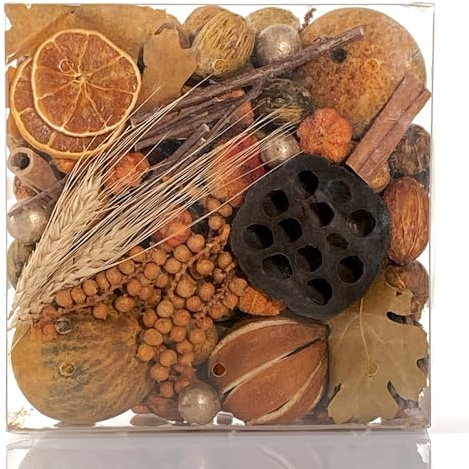 ANDALUCA Duft-Potpourri, dekorative Vase und Schalenfüller, Heimdekoration (Herbsternte)