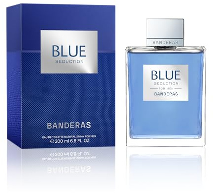 Antonio Banderas Blue Seduction Eau de Toilette Spray for Men, 6.7 Ounce/200 ml