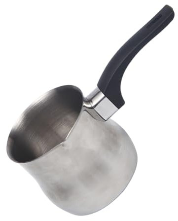 PAMINGONO Taza De Acero Inoxidable Para Espumar Leche Asa Ergonómica Para Latte Art y Cappuccino Fácil De Limpiar y Mantener