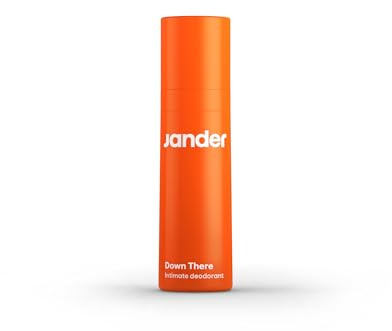 JANDER DOWN THERE - Desodorante para la zona genital del Hombre | Control del sudor y el olor | Transparente y rápida absorción | Fragancia suave | Vegano y con ingredientes de origen natural.