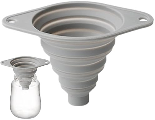 Embudo de silicona, embudo de cocina - Gadgets de cocción relleno plegable,Funnels de silicona para la cocina Uso de botellas de relleno, enlatado, cocción y transferencia de agua en polvo