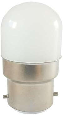 Fengyan Ampoules domestiques, Lot de 20 Ampoules LED 12/24/48 V T26 E27/B22 3 W, Couvercle Laiteux, Lampe de Table, Source Lumineuse(White 24V,B22)