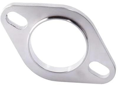 ASADF Terminale di Scarico 2/2,5/3 Pollici 304 Accessori in Acciaio Inossidabile 52mm 64mm 77mm Flangia Collegamento Tubo Scarico Silenziatore Scarico Punta di Scarico Coda(2.0inch)