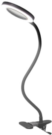 Paaruter Lámpara de Escritorio con Lupa LED, Aumento de 8X, 3 Modos de Color, Brazo Giratorio Ajustable, Abrazadera Iluminada para Trabajos de Reparación de Manualidades