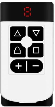 Mando a distancia para abrir puertas, 300 MHz – 915 MHz Multi Frequency Brand Rolling Code Garage Door Remote Control Duplicador 8 en 1 Clon Universal Auto-Scan 433 MH, transmisor remoto (blanco)