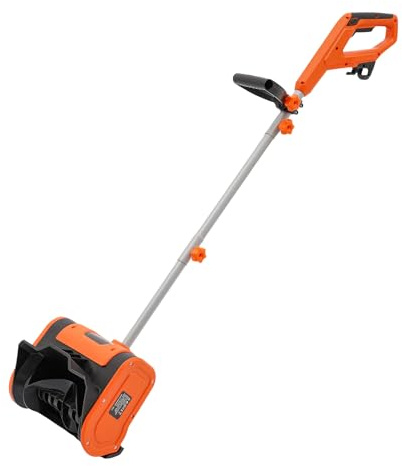 1800 W tragbare Schneefräse, elektrische Schneeschaufel 220 V, Arbeitsbreite 32 cm, Wurfweite 8 m, max. Schneehöhe 15 cm