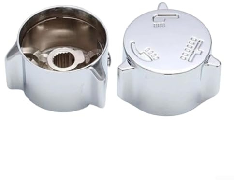 Maniglia con valvola angolare, 2 pezzi, leva per interruttore del rubinetto dell'acqua, in lega, deviatore a 3 posizioni, volantino per apertura rapida del rubinetto per bagno e cucina