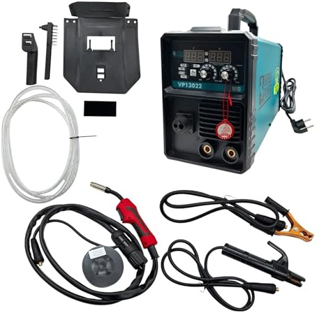 HORSE POWR Saldatrice Inverter 500A Multiprocesso 4-in-1: MIG/MMA Filo Continuo (Gas & No Gas) + Elettrodo 2.5-5mm, Portatile IGBT Display Digitale