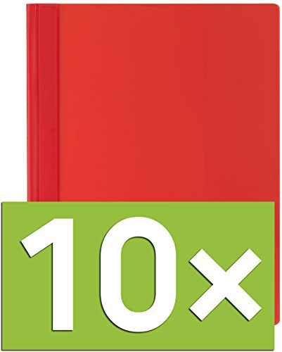 Durable Schnellhefter Duralux, überbreit (10 Stück rot)