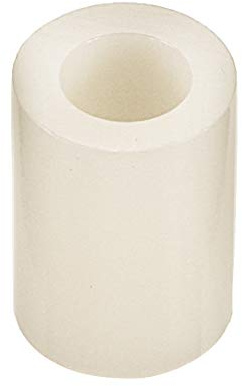 sourcing map 100stk ABS Runde Zylinder Distanzscheiben 7 x 4 x 10mm Weiß | Unterlegscheiben