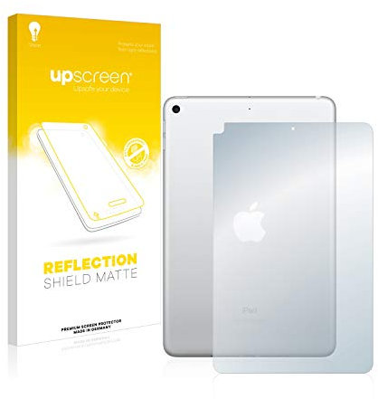 upscreen Entspiegelungs-Schutzfolie für Apple iPad Mini 5 2019 (Rückseite, 5. Gen.) Displayschutz-Folie Matt [Anti-Reflex, Anti-Fingerprint]