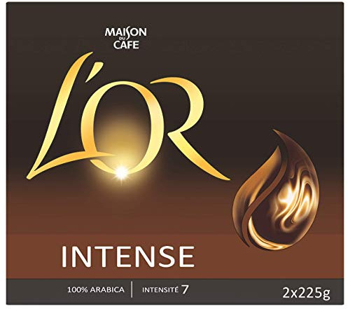 L'OR Café Moulu Intense - Intensité 7 - 3Kg ( 6 x 500g) | 100% Arabica