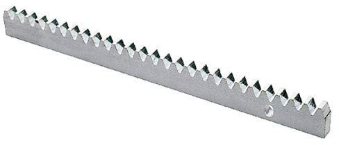 DOJA Industrial | Sliding Gate Rack | Module 4 | 1 Piece 1 Meter | Galvanized Toothed Track Rail Compatible with Motor for Heavy Duty Operator | Gear for Electric Opener, Motorised Garage Door Gates