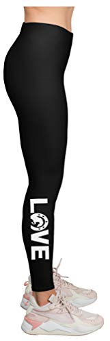 Tstars Love Horses Printed Leggings for Women Teen Girls Horse Lovers Novelty Tights Large Black