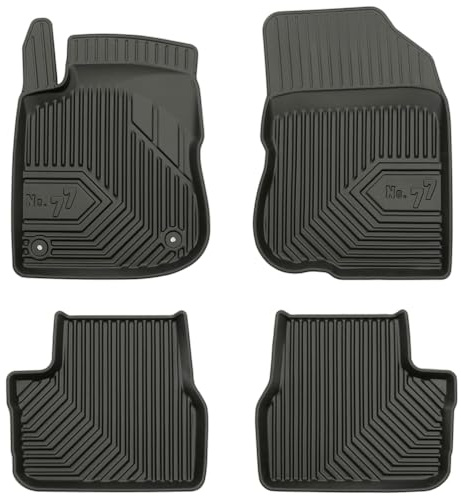 MOTOS Bilgummimattor för Peugeot 2008 I 2013-2019 Förbättra din resekomfort med Anti-Slip Mat Car No.77- Golvmattor för bilgolv i alla väder, skydd mot smuts