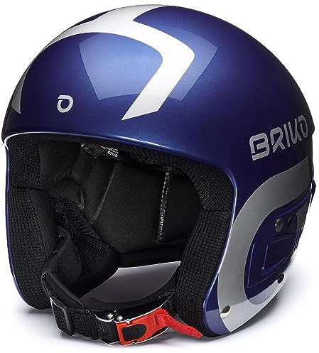 Briko Unisex-Erwachsene Vulcano FIS 6.8 EPP Helm, Shiny Metallic Blue, 52