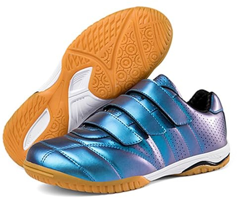 Calzado Deportivo de Esgrima Profesional Calzado de Entrenamiento de Competición de Esgrima for Niños y Adultos (Espesor : Blue, Size : 37)