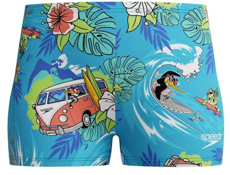 Speedo Learn to Swim Digital Allove Aquashort para Niños, Picton Blue, 2 années