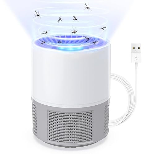 Mosquito Killer Lamp, Efficient Bug Zapper Electric Fly Zapper, Electric Fly Killer Fly Catcher Fly Traps for Home Use, Insect Killer Fruit Fly Trap Indoor Outdoor for Home