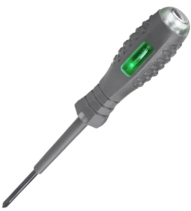 Spannungsprüfstift, Stromprüfer-Schraubendreher - 2-in-1 Spannungsprüfstift-Schraubendreher-Werkzeug - Stromdetektor mit ergonomischem Griff und Lichtanzeige für Elektriker und Hausbesitzer
