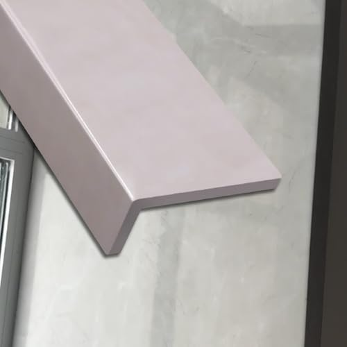 UrbanUp Window Sill Cover Home Decorative Windows Sill Board Capping, Mirror Window Sill Nosing Cover, Tile Finish Window Ledge Guard Protectors for Hotel/Schools(180x15cm/70.9x5.9in)