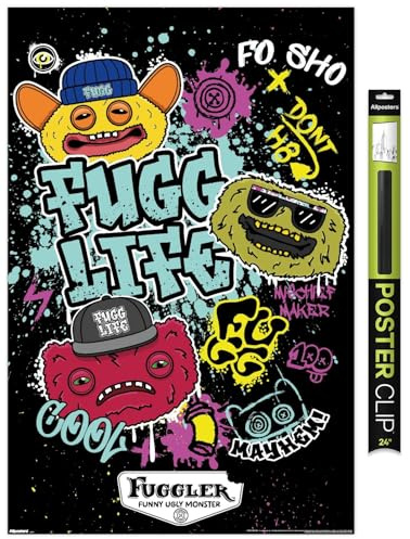 Fuggler - Fugg Life Wall Poster, 34L x 22.4W, Poster & Clip Bundle