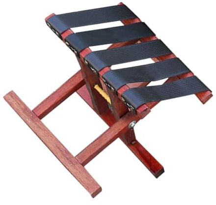 ifundom Tragbarer Klapphocker Holz 26cm Klappbar Campingbank Outdoor Garten Angeln Picknick