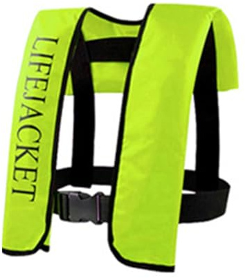 Schwimmweste für Erwachsene Automatisch Aufblasbar, Reflektierend | Wassersportweste für Männer Angler Schwimmer Seen Flüsse Fliegenfischen Schnorcheln Freitauchen Kajak Rafting Surfen