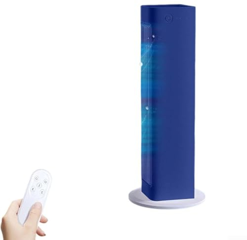 Hasaller Climatiseur mural ortable - Capacité de charge sans fil - Design compact et élégant - Sans perçage - Ventilateur d'installation avec télécommande pour bureau à domicile (C)