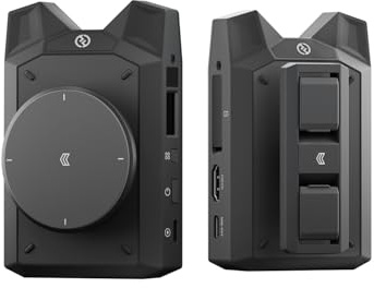Hollyland Vcore Système de Transmission Vidéo sans Fil Surveillance en 4K30/HD Surveillance sur 4 appareils Batterie intégrée Extension par Carte mémoire Prise en Charge de Youtube et Twitch Émetteur