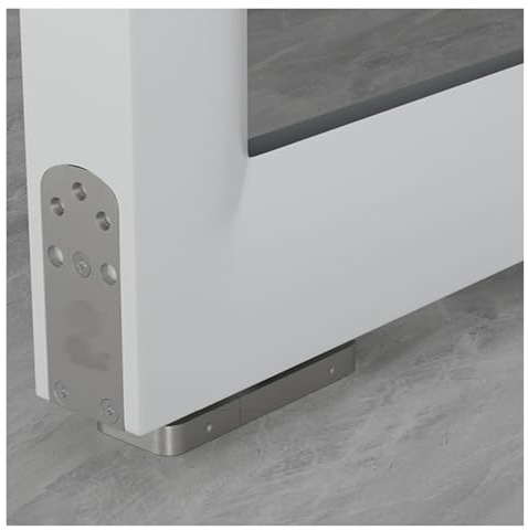 Cerniera a molla per pavimento commerciale per porte, larghezza 1000 mm, angolo di apertura da 90° a 115°, finitura argentata, perfetta per applicazioni pesanti