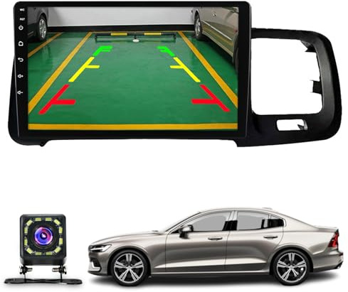 Nueva Radio para Coche con Pantalla táctil de 9 Pulgadas para Volvo S60 V60 (2011-2020),Radio estéreo para Coche Android,Sistema de navegación automática con Pantalla táctil,CarPlay,GPS,WiFi y Blueto