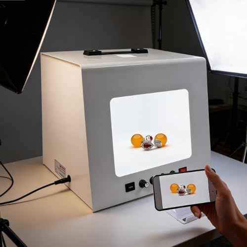 Elektrisk skivspelare, ljuslåda för guld- och silversmycken, ljuslåda för fotostudio, bärbar liten ljuslåda för hemmafotografering, tält T20