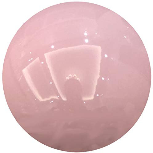 HomDSim - Sfera a specchio a forma di globo da 20 cm, in acciaio inox lucido e riflettente, colore rosa e brillante aggiunta a qualsiasi giardino o casa