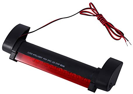 Suuonee Luce freno posteriore, universale 12V rosso 14 LED 3 ¡ã freno posteriore auto luce posteriore lampada stop alto