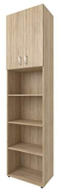 Kombi Regal Beistellschrank Aktenschrank Standschrank Schrank Büro Trio 24 Sonoma/Eiche