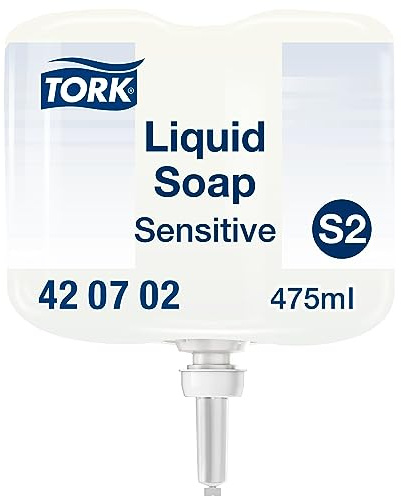 Tork Sensitive Hand Mini Flüssigseife S2, dermatologisch getestet, 475 ml, 420702