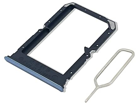 Eonpam Tiroir Carte SIM pour (Oppo Find X3 Lite) Support Qualité d'origine Remplacement Plateau Memory SD Slot carte SIM avec aiguille SIM(Argenté)