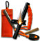 KERA® Feuerstahl Outdoor | Feuerstahl XXL | inkl. Tasche+ Zunder+ Paracord+ Blasrohr | Feuerstein Survival | Firestarter | Magnesium Feuerstarter | Feuerstein | Ewiges Streichholz Outdoor Feuerzeug