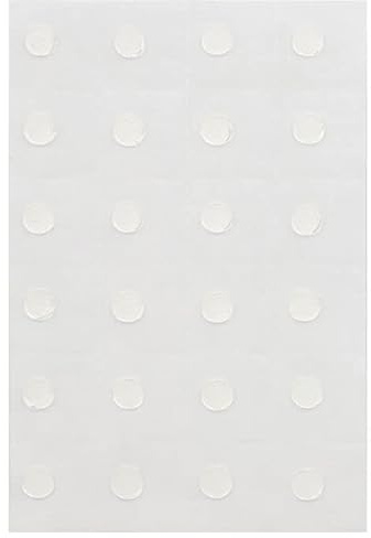 PAINT IT EASY NEU Super-Klebepunkte, transparent, doppelseitig klebend, wieder ablösbar, Größe 1cm, 48 Stück