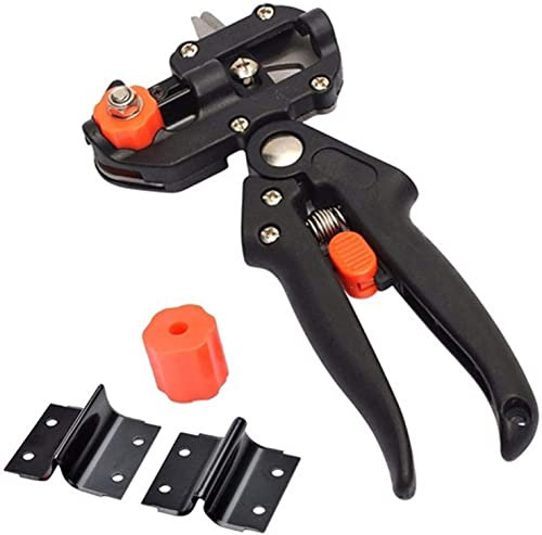 Samnuerly Trimming Tool Garden Pfropfwerkzeug-Set Professionelle Pfropfmaschine Schneidwerkzeug Obstbaum-Pfropfschere Multifunktions-Gartengeräte für Garten- und Rasenmäharbeiten (Color : B) (B (A)